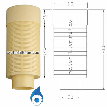 Distributor Basket Top Stacked for Softener & Filter Valve Heads 50mm