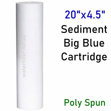 20x4.5 PolySpun Sediment Big Blue Filter Cartridge