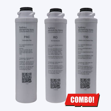 Aquala Benchtop RO Hot and Cold Water Dispenser Replacement Filters