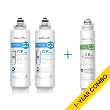 Waterdrop G3P600 RO System Replacement Filters Set - 600 GPD