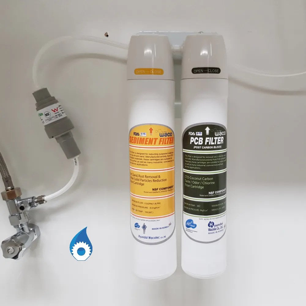 Twin Sediment & Carbon Undersink Filtration System