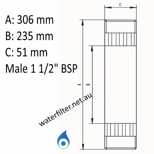 Hi Flow Inline Rotameter, Tube Type