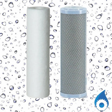 10"x2.5" Sediment, Silver Carbon Block Cartridges