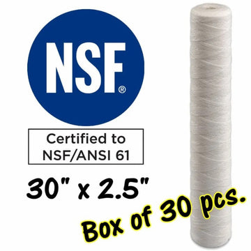 30 Inch String Wound Polypropylene Sediment Filter Cartridges