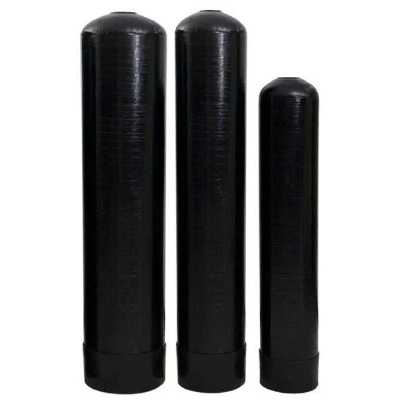 FRP Pressure Vessel 9"x35" - DI Resin Vessel - Black image
