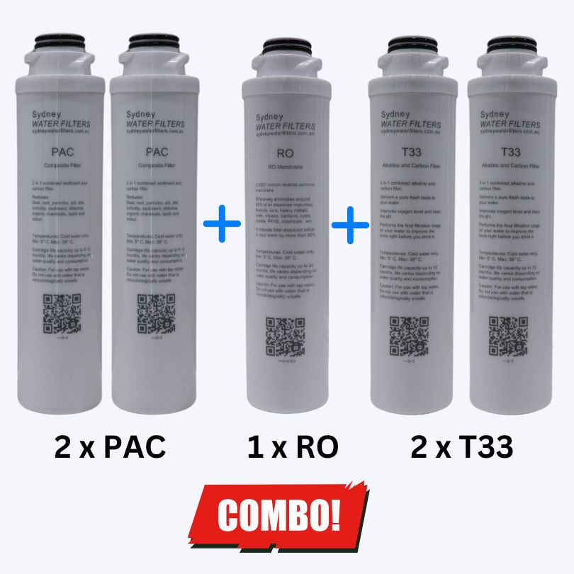 Aquala Benchtop RO Hot and Cold Water Dispenser Replacement Filters
