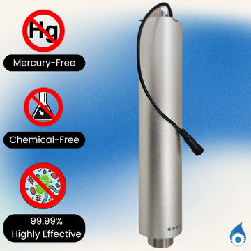 High Flow LED UVC Ultra Violet 50 L/M Inline Water Steriliser