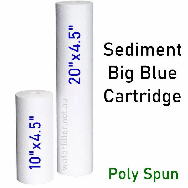 20x4.5 PolySpun Sediment Big Blue Filter Cartridge