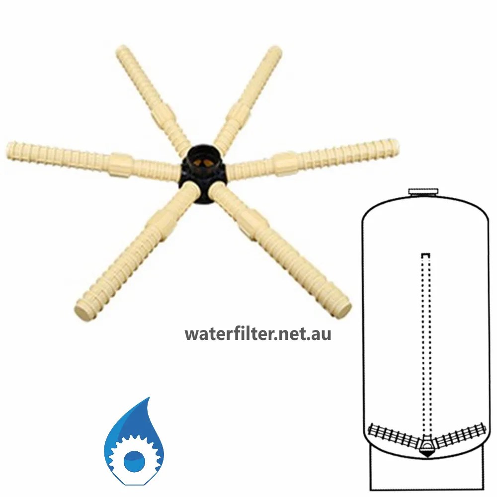 Bottom Distributor Hub and Lateral Assembly – MDC Water