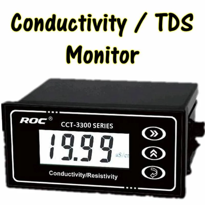 Inline Conductivity TDS Meter CCT-3300E - 200μS