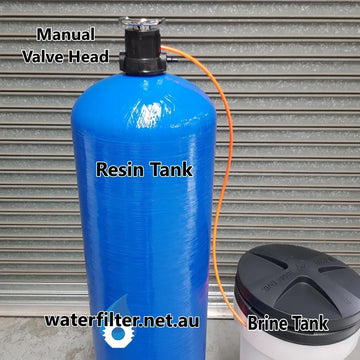 Manual Water Softener, 125L Resin