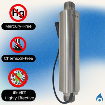 LED UVC Ultra Violet 30 L/M Inline Water Steriliser