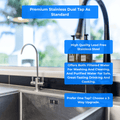 Dual filtered water tap