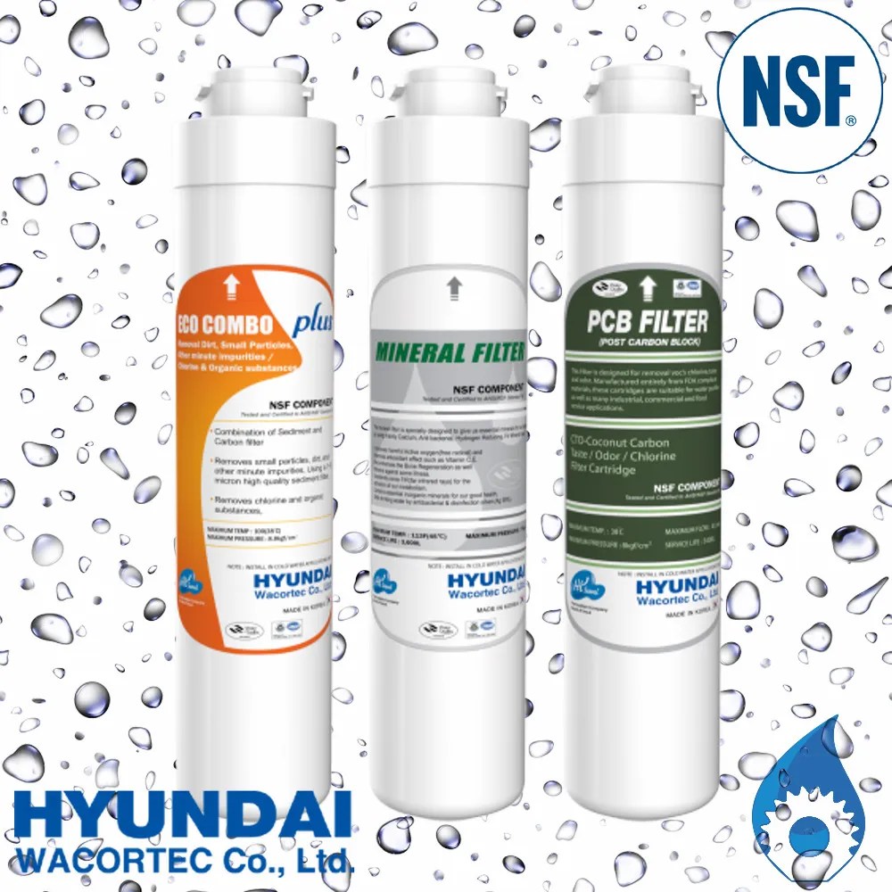 RO Cartridges Pack wo Membrane, HQ7-EMP-Pack