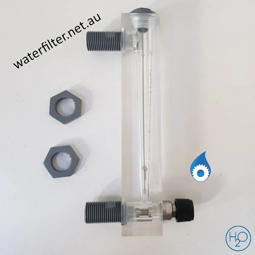 Panel Mount Rotameter with Integrated Control Valve – MDC Water