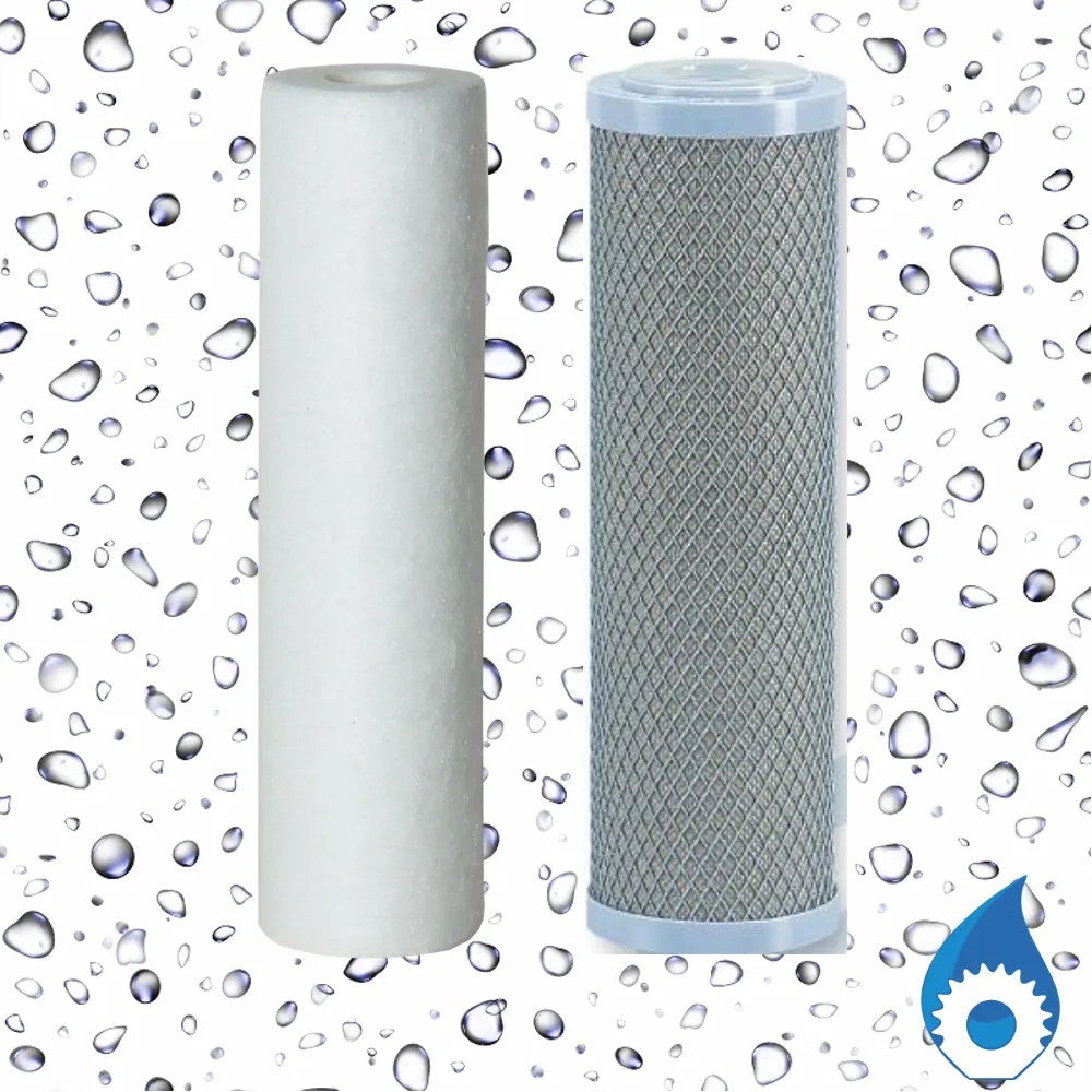 10"x2.5" Sediment, Silver Carbon Block Cartridges