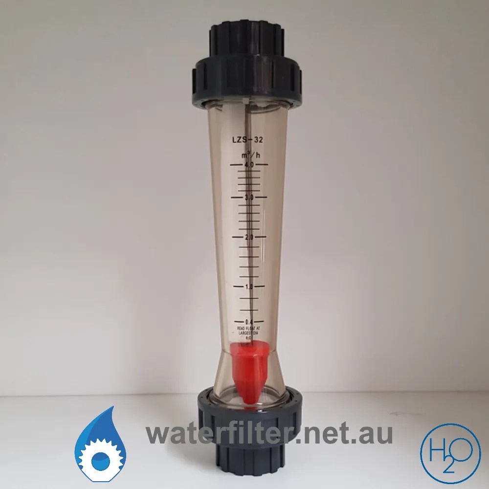 Water Rotometer 0.4-4 m3/h Inline Water Rotameter Flow Meter – MDC Water