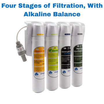4 Stage Ultrafiltration Alkaline Water Filter Under the sink